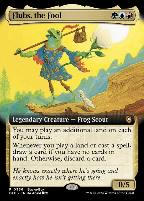 Flubs, the Fool - Bloomburrow Commander buy-a-box