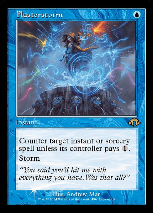 Flusterstorm - Modern Horizons 3 buy-a-box - retro frame